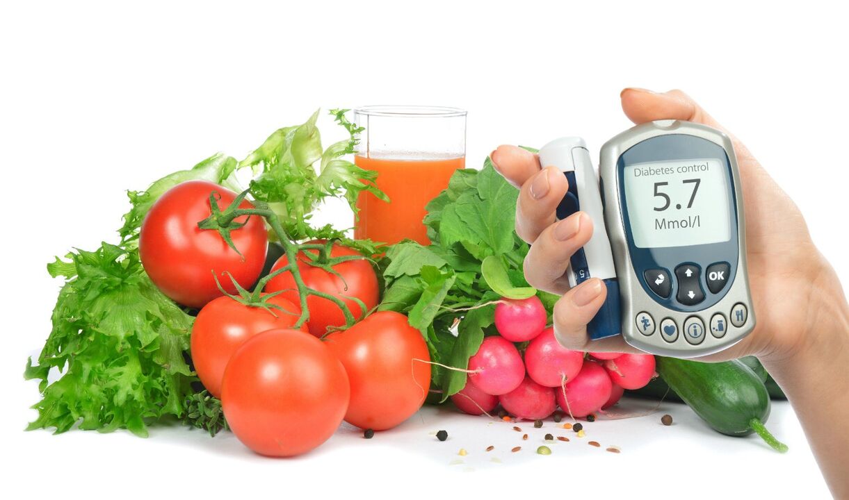 蔬菜含有可以降低血糖风险的纤维和慢速碳水化合物